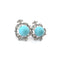 Boucles d'oreilles Orecchini - Orecchini en or blanc 18 kt avec diamants et perles 58 Facettes OR/001