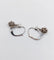 Boucles d'oreilles Dormeuses Art déco en or blanc 18k et diamants taille brillant 58 Facettes A07092