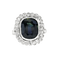 Bague 50 Bague en or blanc avec saphir et diamants 58 Facettes OC-61100179