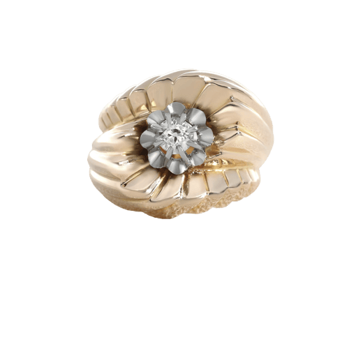 Bague 54 Bague tourbillon en or rose et diamant 58 Facettes OC-61E00524