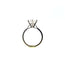 Bague 51 Bague solitaire diamant taille ancienne 2,8 ct en or blanc et platine 58 Facettes 7870