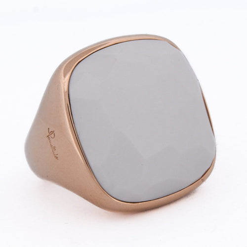 Bague 55 Pomellato - Bague en or rose 18 ct avec cacholong 58 Facettes AN625 (00839)