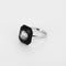 Bague 56 Bague Art Déco, or gris, onyx, diamant de taille ancienne 1 carat environ. 58 Facettes 260250