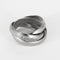 Bague 46 Cartier - Trinity - Bague en Or blanc . Vintage. 58 Facettes 260262