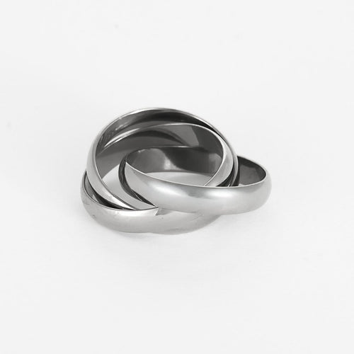 Bague 46 Cartier - Trinity - Bague en Or blanc . Vintage. 58 Facettes 260262