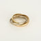Bague 58 Cartier Trinity - Bague trois ors petit modèle 58 Facettes 58FC53