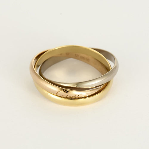 Bague 58 Cartier Trinity - Bague trois ors petit modèle 58 Facettes 58FC53