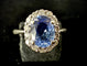 Bague 52 Bague marguerite - Saphir 1,10 ct et diamants en or 18 carats 58 Facettes Bague 001