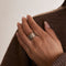 Bague 56 Cartier - Bague grand modèle en or blanc et diamants 58 Facettes BO/230023 RIV