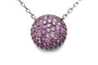 Collier Boucheron Tentation macaron - Collier en or blanc 18 carats saphirs et améthyste 58 Facettes 23782