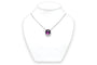 Collier Boucheron Tentation macaron - Collier en or blanc 18 carats saphirs et améthyste 58 Facettes 23782