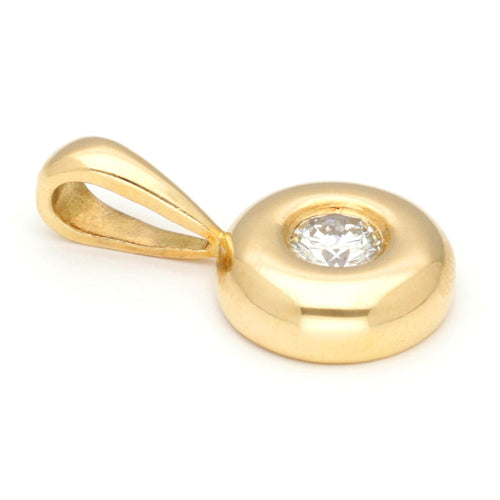 Pendentif Punto Luce - Pendentif en or jaune 18k et diamant 0,35 ct 58 Facettes 854DC60CFFCA44A9B6D8E0AEB946A230