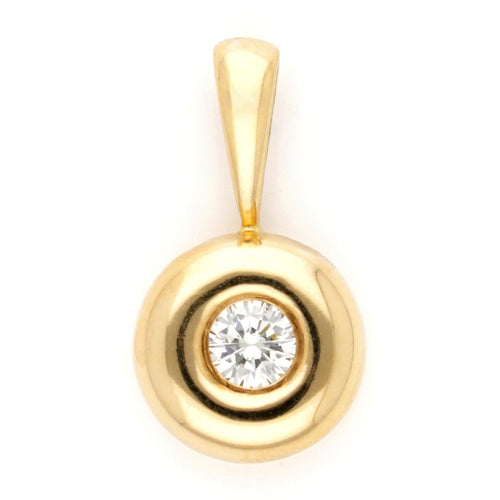 Pendentif Punto Luce - Pendentif en or jaune 18k et diamant 0,35 ct 58 Facettes 854DC60CFFCA44A9B6D8E0AEB946A230