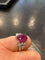 Bague 55 Bague - Rubis 5,23 ct en platine et diamants 58 Facettes LP199/168