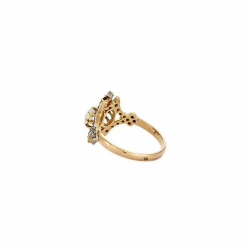 Bague 52 Bague en or jaune opales et rubis 58 Facettes BO/230129