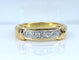 Bague 55 Bague jonc - Or jaune 18 carats et diamants 58 Facettes AB721