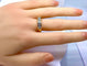Bague 55 Bague jonc - Or jaune 18 carats et diamants 58 Facettes AB721