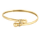 Bracelet Bracelet jonc ancien en or jaune et diamants 58 Facettes BRFLEX14K
