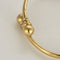 Bracelet Bracelet jonc ancien en or jaune et diamants 58 Facettes BRFLEX14K