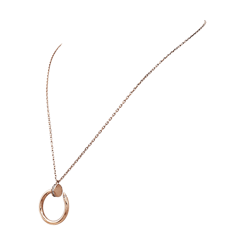 Collier Collier Cartier, "Juste un Clou", or rose et diamants. 58 Facettes 35650