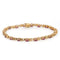 Bracelet Crimson Éclat - Bracelet en or jaune 18 ct avec rubis naturels et diamants 58 Facettes B001