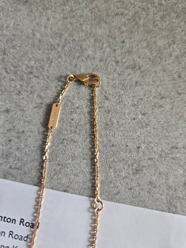 Collier Van Cleef & Arpels Vintage Alhambra - Collier en or rose 18K et diamant 58 Facettes Jnci37