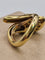 Bague 53 Cantamessa - Bague motif fleur calla en or jaune 18 ct, diamants et saphir 58 Facettes CV-051
