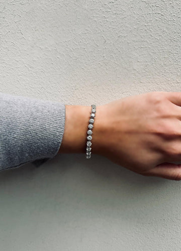 Bracelet Bracelet - Diamants en or blanc 58 Facettes BO/240008/