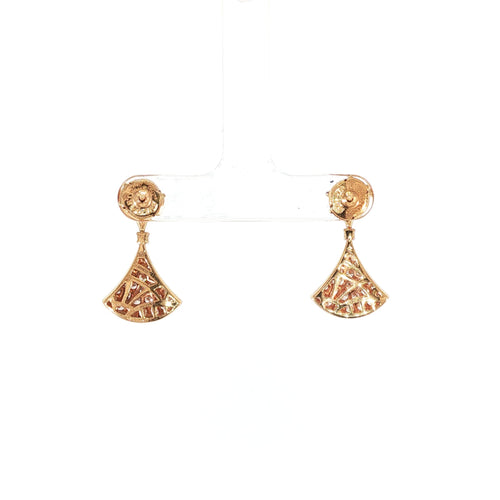 Bvlgari Divas' Dream earrings - Rose gold and diamond earrings 58 Facettes 2.19458