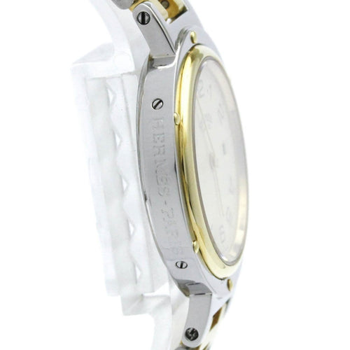 Montre Hermès Clipper - Montre quartz en acier inoxydable plaqué métal 58 Facettes s05w0trwq1