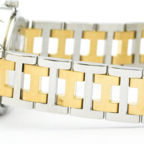 Montre Hermès Clipper - Montre quartz en acier inoxydable plaqué or 58 Facettes joxmxbipj0