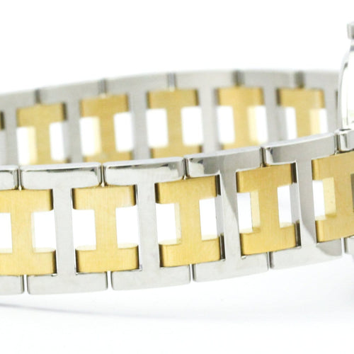 Montre Hermès Clipper - Montre quartz en acier inoxydable plaqué or 58 Facettes joxmxbipj0