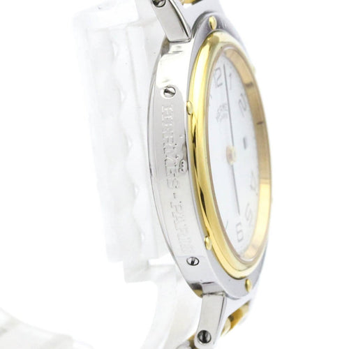 Montre Hermès Clipper - Montre quartz en acier inoxydable avec métal plaqué 58 Facettes qvo3vhgut1