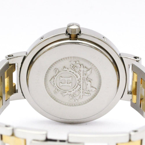 Montre Hermès Clipper - Montre quartz en acier inoxydable avec métal plaqué 58 Facettes qvo3vhgut1