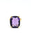 Bague 57 Bague - Améthyste coussin en or rose 18 carats 58 Facettes id: 1758450
