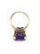 Bague 57 Bague - Améthyste coussin en or rose 18 carats 58 Facettes id: 1758450