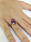 Bague 57 Bague - Améthyste coussin en or rose 18 carats 58 Facettes id: 1758450