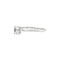 Bague 53 Bague solitaire Tiffany & Co, "True", platine et diamant. 58 Facettes 35643