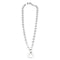 Collier O.J. Perrin - Collier pendentif cœur en or blanc 58 Facettes BO/230110