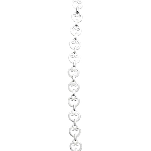 Collier O.J. Perrin - Collier pendentif cœur en or blanc 58 Facettes BO/230110