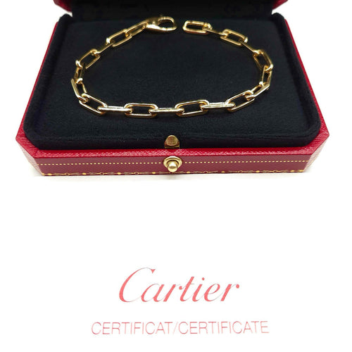 Bracelet Cartier Santos - Bracelet en or jaune 18 carats 58 Facettes BO/260030