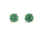 Boucles d'oreilles Boucles d'oreilles clous en or jaune et émeraudes 58 Facettes OC-66000251