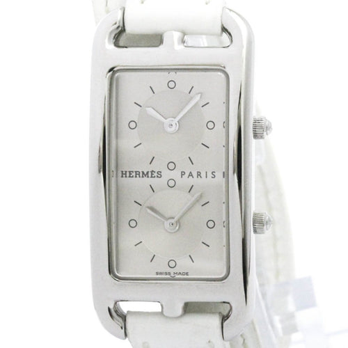 Montre Hermès Nantucket - Montre dual time quartz en acier inoxydable 58 Facettes nex1d8y4c2