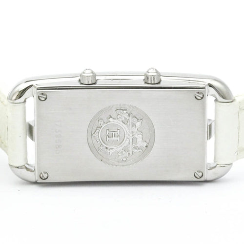 Montre Hermès Nantucket - Montre dual time quartz en acier inoxydable 58 Facettes nex1d8y4c2