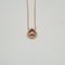 Collier Collier en or jaune 18k serti d’une tourmaline poire et diamants 58 Facettes #BT