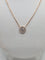 Collier Collier en or rose 18k serti de diamants 58 Facettes #BT