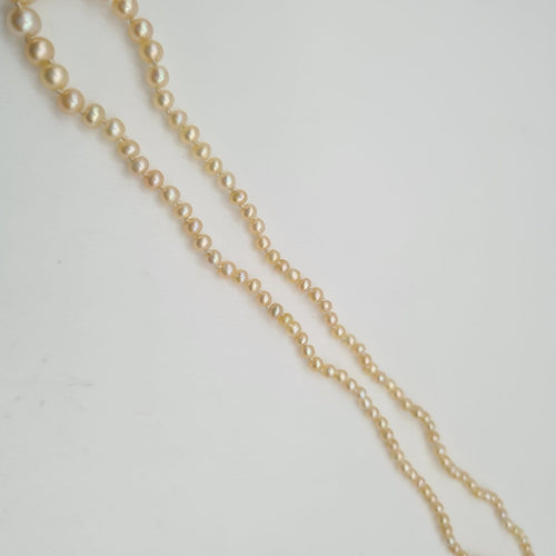 Collier Collier en perles fines avec fermoir en or jaune 18k 58 Facettes #BT