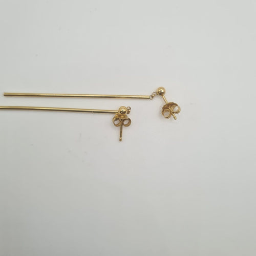 Boucles d'oreilles Boucles d'oreilles pendantes en or jaune 18K 58 Facettes #BT
