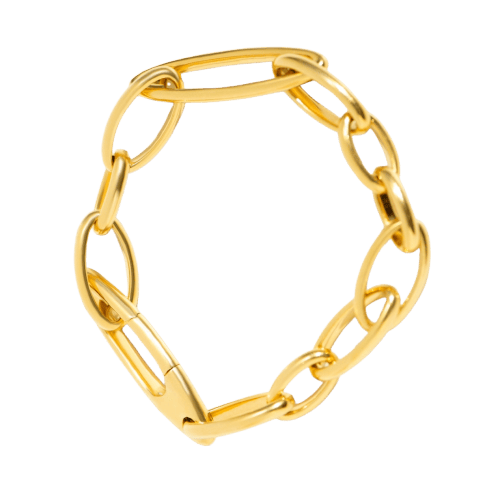 Bracelet Pomellato Iconica - Bracelet à maillons vintage en or jaune 750 58 Facettes HJ250235