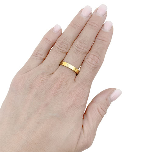 Bague 60 Bague Cartier, "Love", or jaune. 58 Facettes 35659